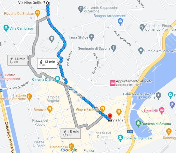 Appartamento Con Ac-Wi-Fi- Centro A 7 Min 사보나 외부 사진