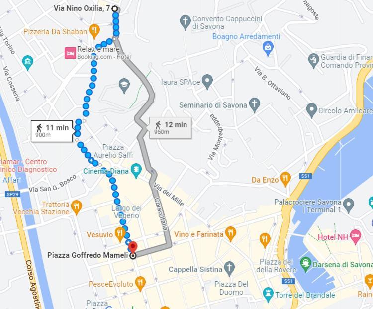 Appartamento Con Ac-Wi-Fi- Centro A 7 Min 사보나 외부 사진